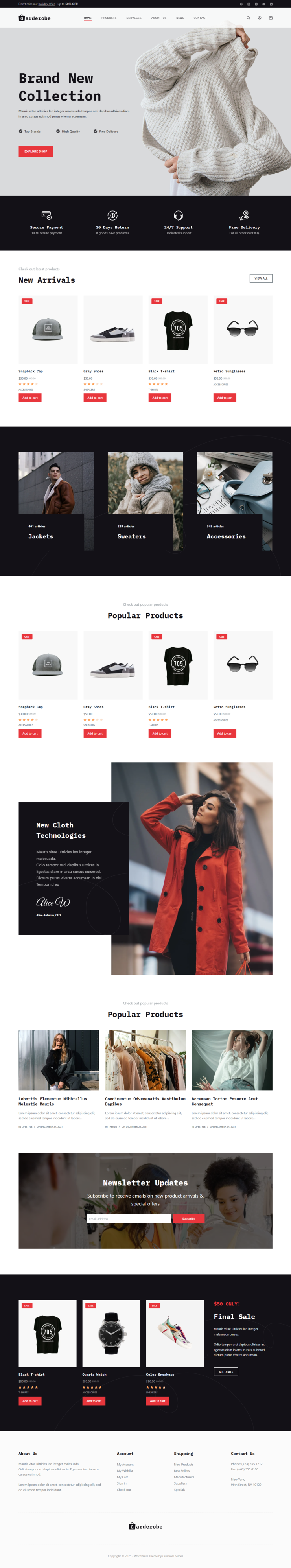 Beauty product website homepage mockup - PromIQ