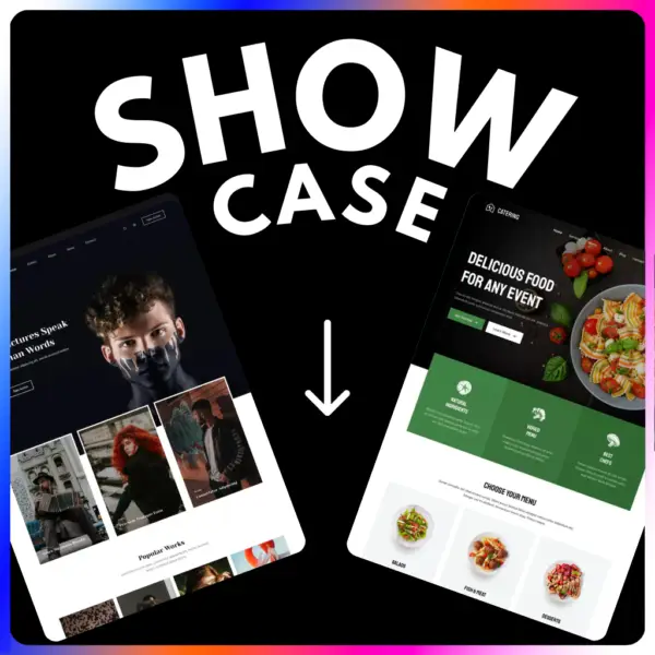Website showcase scroll demo - PromIQ