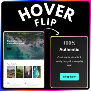 Product hover flip card demo - PromIQ