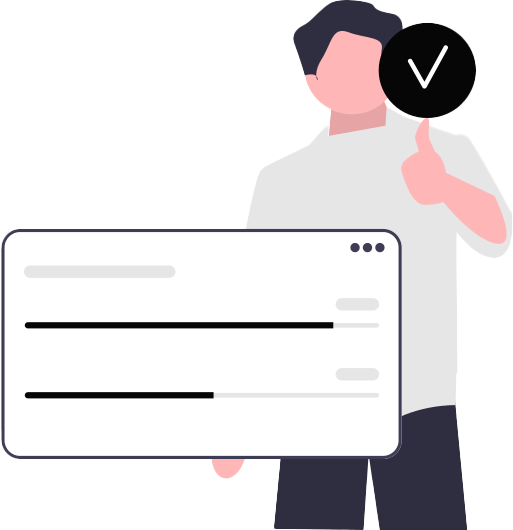 Customer service chat interaction illustration - PromIQ